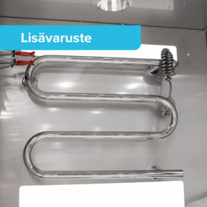 Siivouskaappi lisävaruste_kuivauspatteri