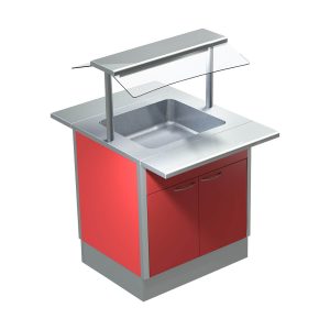 Warm buffet trolley KBL-80