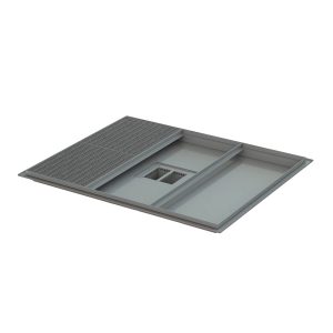 Floor basin_9056 with intermediate frames and sand separator well