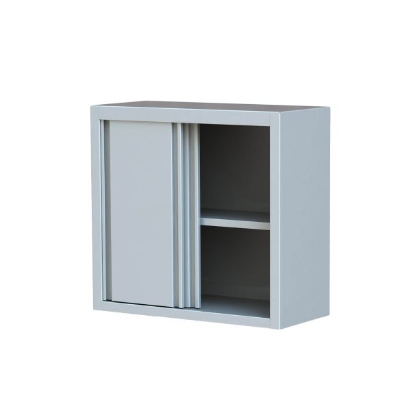 Wall cabinet with sliding doors