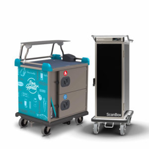 Ruoanjakelu- ja ruoankuljetusvaunut